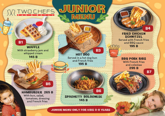 Two Chefs - Junior Menu